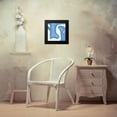 thumbnail image 4 of Rhue, Piper 15x15 Black Modern Framed Museum Art Print Titled - Batik Blue I, 4 of 5