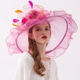 thumbnail image 2 of TSADFHJI Headbands for Women Non Winter Women's Fascinator Bridal Tea Party Wedding Hat One Size, 2 of 3