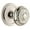 Polished Nickel, variant on Grandeur 810566 Circulaire Solid Brass Rose Dummy Door Knob Set - Nickel