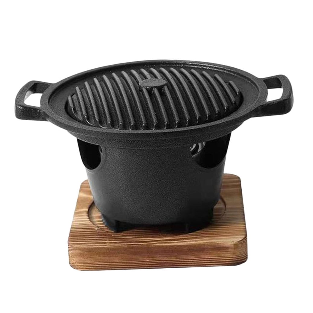 PAMINGONO 1Set Grill Stove with Space Saving Design Non Stick Aluminum for Home Use in Assorted Colors