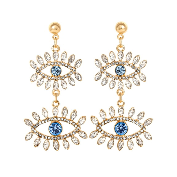 Jessica Simpson Women's Evil Eye Drop Earring