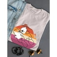 thumbnail image 3 of Beaver Couple W Pride Flag T-Shirt Women -Smartprints Designs, Female XX-Large, 3 of 4