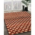 thumbnail image 2 of Ahgly Company Indoor Rectangle Contemporary Sunrise Orange Abstract Area Rugs, 2' x 4', 2 of 6