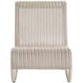 thumbnail image 3 of Meridian Furniture Antigua Cream Wicker And Steel Outdoor Patio Rocker, 3 of 11