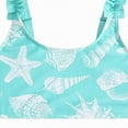 thumbnail image 5 of mgoYE Swimsuit for Girls Size 6 Toddler Girl Swimsuit Cute Pattern Swimwear Girls Beach Bathing Suit Two Pieces Bikini Set Summer(Sky Blue,3-4 Years), 5 of 8
