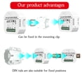 thumbnail image 4 of Matsuzay Tuya Smart Life Wifi Switch 2 Gang Relay Breaker ModuleEcho Voice Control Smart Lighting Timer Switch funciona con Alex Electrodomésticos Matsuzay HA005593-00, 4 of 6