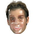 Plastic Young Male Transparent Mask Halloween Accessory