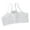 01_White, variant on Girls Back Double Mesh Sports Bra First Training Camisole Soft Comfortable Solid Color Bras for Teens 02_White,One Size
