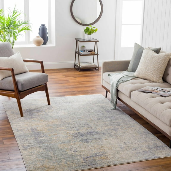 Hauteloom Razi Living Room, Bedroom Area Rug - Gray, Green - 7'10" x 10'3"