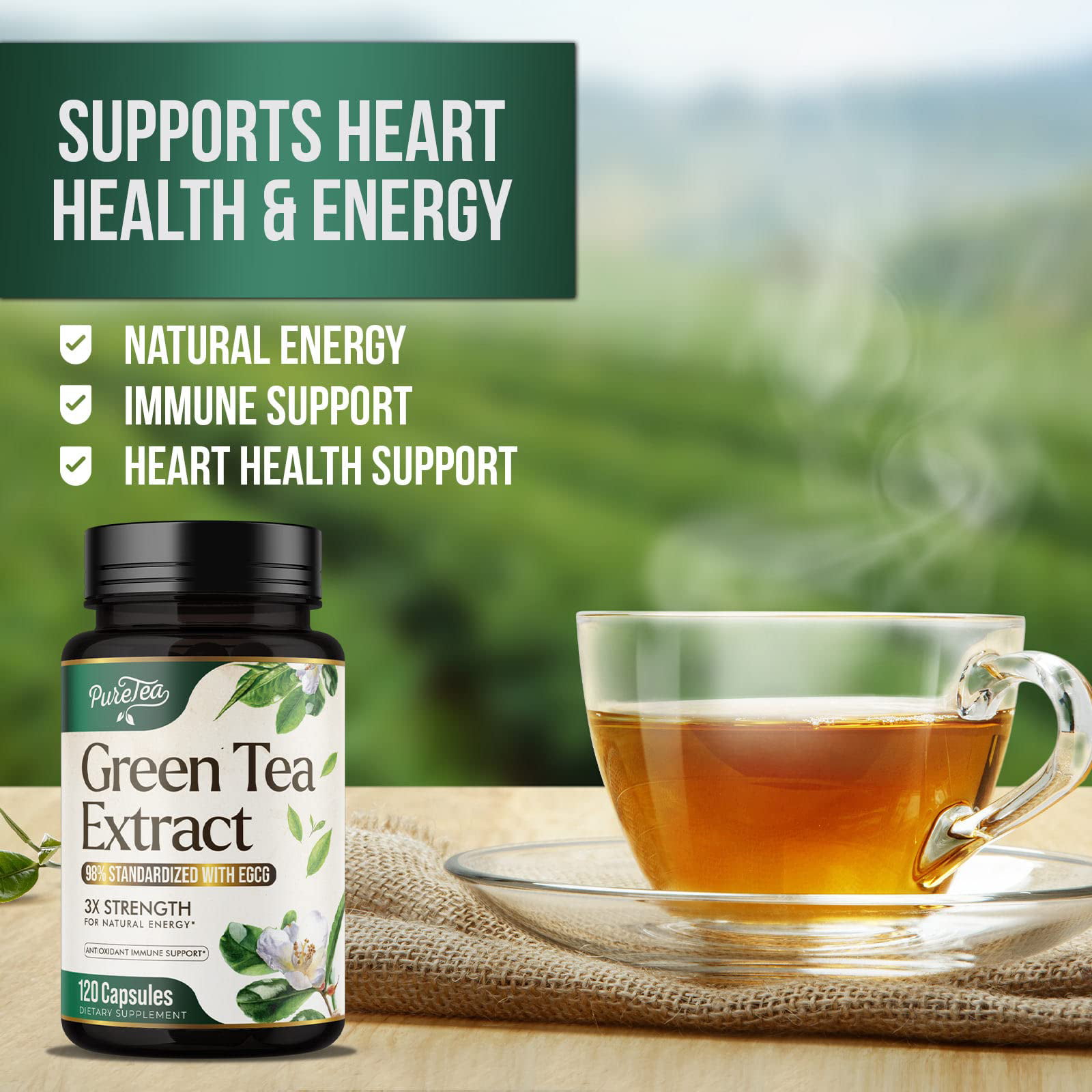 Now Supplements, Thermo Green Tea, Extra Strength, with 700 mg Green Tea and 350 mg EGCG, 90 Veg Capsules (Pack of 3)