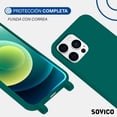 thumbnail image 2 of Funda de Protección para iPhone 14 Series - Sovico - Silicón con Correa, 2 of 6