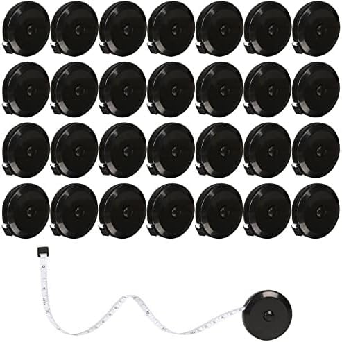 30 Pack Retractable Tape Measure Measuring Tape for Sewing Fabric