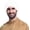 White, variant on Men Arab Shemagh Kaffiyeh Headscarf, 140×140cm Polyester Muslim Headwrap, Middle East Arafat Turban Shawl for Men-White