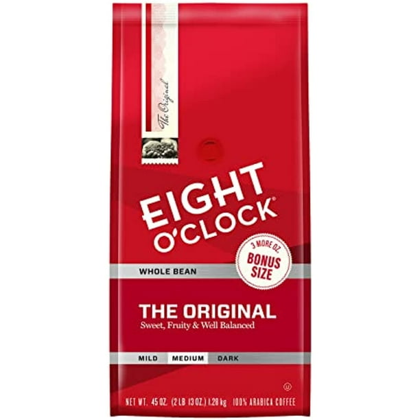 Eight Oclock Coffee, Original, Whole Bean, 45 Ounce