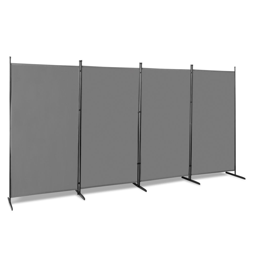 GZXS 4 Panel Privacy Screen Room Dividers 6FT Portable Office Wall Divider for Rooms Separator