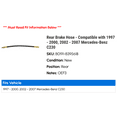 thumbnail image 2 of Rear Brake Hose - Compatible with 1997 - 2000, 2002 - 2007 Mercedes-Benz C230 1998 1999 2003 2004 2005 2006, 2 of 2