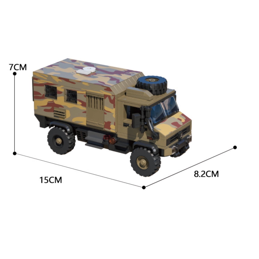 Remocguys Army Truck Building Set Military Car Toys for Adults Compatible with Lego Cars 648 Pcs