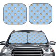 thumbnail image 2 of Easygdp Corgi Chien pour 2 Pcs Pare-Soleil Pliable pour Voiture Pare-Brise avant Protection Solaire pour Voiture, SUV, Camion-Grand, 2 of 6