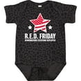 thumbnail image 3 of Inktastic Red Friday Remembering Everyone Deployed with Red American Flag Boys or Girls Baby Bodysuit, 3 of 5