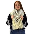 thumbnail image 5 of Peach Couture Multicolor Tartan Plaid Oversized Blanket Scarf Shawl Wrap Poncho, 5 of 10