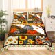 thumbnail image 1 of Ropa de cama Funda Nórdica Otoño Calabaza Girasol juego de cama Niños Niñas Geométrico, 1 of 6