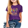 thumbnail image 2 of hengsof T-Shirt à Manches Courtes pour Enfants 100e Jour d'École, Col Rond, Imprimé Graphique Mignon, Chandail Décontracté Confortable, Chemise Basique Élégante, 2 of 7