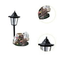 thumbnail image 6 of oshhni Animal Figurine Lantern Courtyard Lighting Fixture Garden Solar Statue Light White Rabbits, 6 of 9