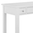 thumbnail image 4 of Pemberly Row Contemporary 47" Solid Wood Writing Desk in White, 4 of 7