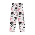thumbnail image 5 of Goofa Lilies Flowers Printed Soft Pajama Pants for Men, Wide Leg Comfy Casual Lounge Yoga Pants-Large, 5 of 9