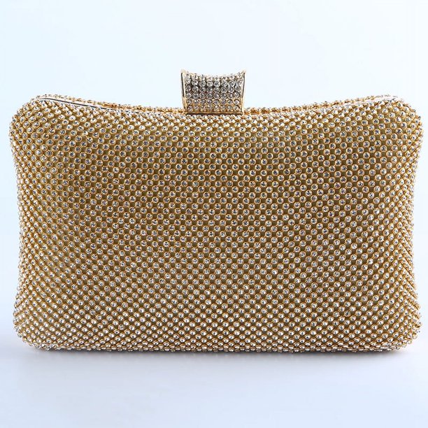 Bolso de cena Bolso de mano de noche clásico con diamantes Bolso de regalo con diamantes de imitación hecho a mano estilo europeo y americano