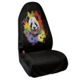 thumbnail image 2 of POLERO Watercolor Panda Flower Car Front Seat Mat Cushion, Waterproof Terry Cloth Seat Cover, Universal for SUVs, Trucks, Vans and Daily Use, 2 of 7
