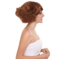 thumbnail image 4 of HPO Adult Women's Starlet Hollywood Wig| Brown Color Vintage Wig| Best for Halloween Synthetic Fiber, 4 of 12