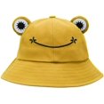 thumbnail image 1 of Sombrero de rana, sombrero de cubo para el sol para mujer, sombrero de cubo de rana, sombrero de cubo transpirable plegable para exteriores de verano para mujer Xemadio LKX-0698-6, 1 of 7