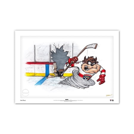 Tasmanian Devil Florida Panthers 24 x 36 Looney Tunes Limited Edition Fine Art Print Tasmanian Devil Florida Panthers 24 x 36 Looney Tunes Limited Edition Fine Art Print