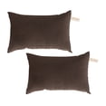thumbnail image 2 of YLOHUIL 2 Pack Small Soft Travel Pillows, Microfiber Neck Support Pillow for Car and Airplane, Machine Washable Mini Pillow for Camping and Home Use, 11 x 7 Inch, 2 of 8