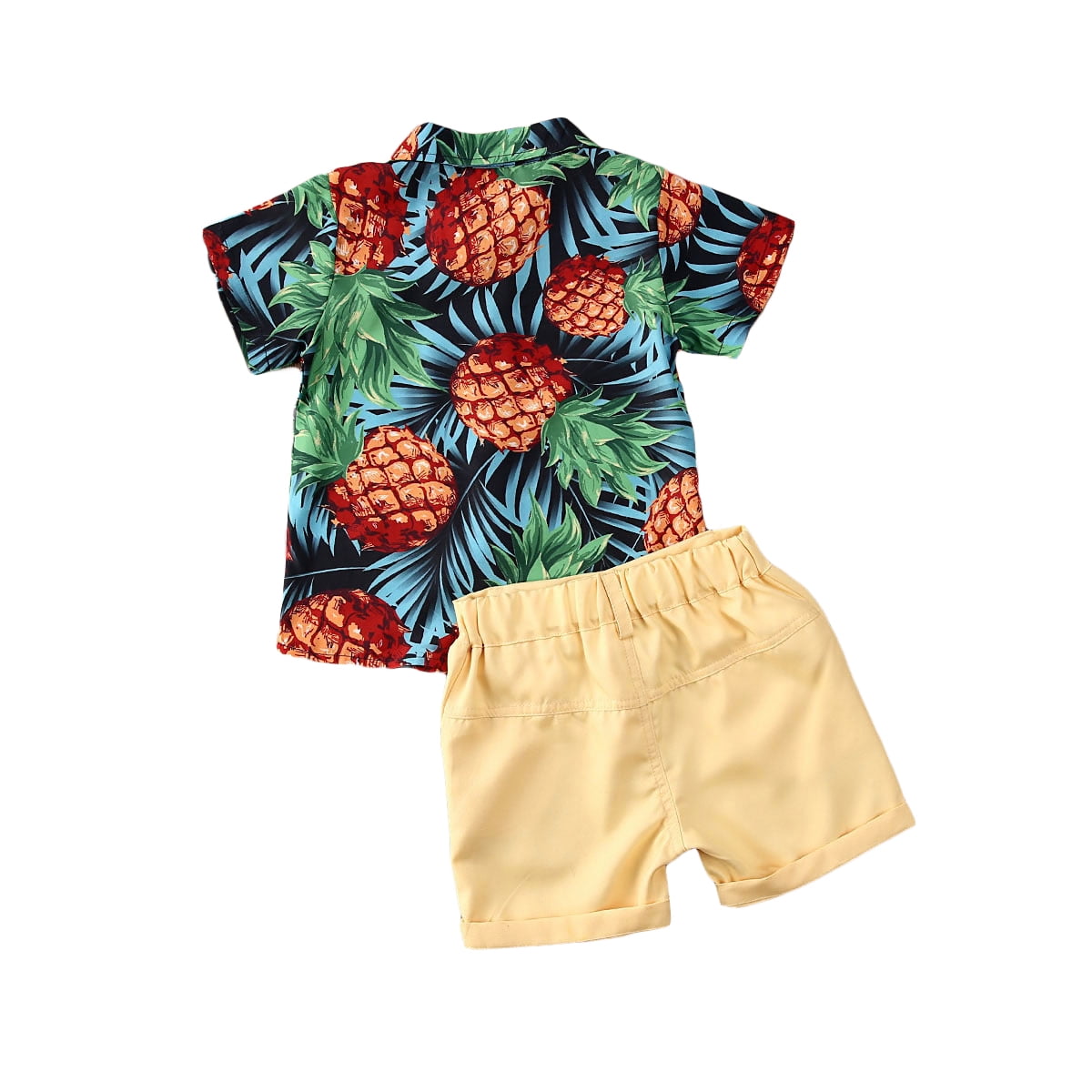 NWT Gymboree California Dreamers Baby boy Pineapple Shirt Shorts Outfit 6-12 M 