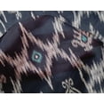 thumbnail image 4 of oneOone Silk Tabby Fabric Geometric Ikat Printed Fabric 1 Yard 42 Inch Wide, 4 of 4