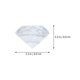 thumbnail image 2 of Fake Diamond Diamond-Shaped Model Adorn for Display 4Pcs Transparent Crystal, 2 of 5
