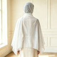 thumbnail image 3 of QASIEATN Lace Hijab SoftBlend Lightweight Shawl with Elegant Lace Trim Non Head Scarf for Womens Everyday Wear, 3 of 4