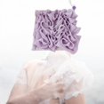 thumbnail image 1 of Batio de bañera Fuerra del cuerpo, bola de ducha de cepillo de limpieza para adultos niños, mujeres Men fregando piel de limpieza profunda violeta, 1 of 8