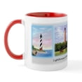 thumbnail image 2 of CafePress - Lighthouses Of The Outer Banks Mug - 11 oz Ceramic Mug - Novelty Coffee Tea Cup, 2 of 6