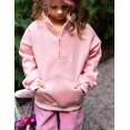 thumbnail image 3 of Arshiner Girls Half Zip Sweatshirt Fleece Quarter Zip Pullover Sweatshirts Fall Clothes for Teen Girls Thumb Hole, 3 of 5