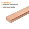 thumbnail image 3 of Uxcell Copper Flat Bar, 0.31" Thickness x 0.79" Width x 5.91" Length Copper Bar Stock, 3 of 6