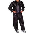 thumbnail image 3 of Survêtement de Mise en Forme Sauna Anti-Transpiration Imperméable Tenue Robuste Accessoires de Perte de Poids Multifonction Calories Exercice Entraînement Coupe-Vent Plus Chaud Vêtements Culturisme Noir 2TG, 3 of 8