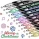 thumbnail image 1 of Shimmer Markers Doodle Outline Dazzles - 12 Colors Metallic Double Line Glitter Pens Set for Kid Christmas Gift Making, 1 of 4