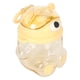 thumbnail image 5 of 700 ml Bear Water Bottle for Girls Kids with Straw Adjustable Strap Cartoon Kawaii Water Bottle for Shopping Hiking Yellow, 5 of 5