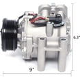 thumbnail image 2 of A/C Compressor, w/Clutch for Trailblazer GMC Envoy 4.2L 2002-2009 25825339 25825341 6511418 77561 254427, 2 of 7