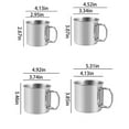 thumbnail image 3 of Kitchen Cups Clearance! Camping Cup Camping Mug with Foldable Handles Stainless Drinkware Camping Water Boiling Cup Outdoor Cups for Backpacking Outdoor, 3 of 5