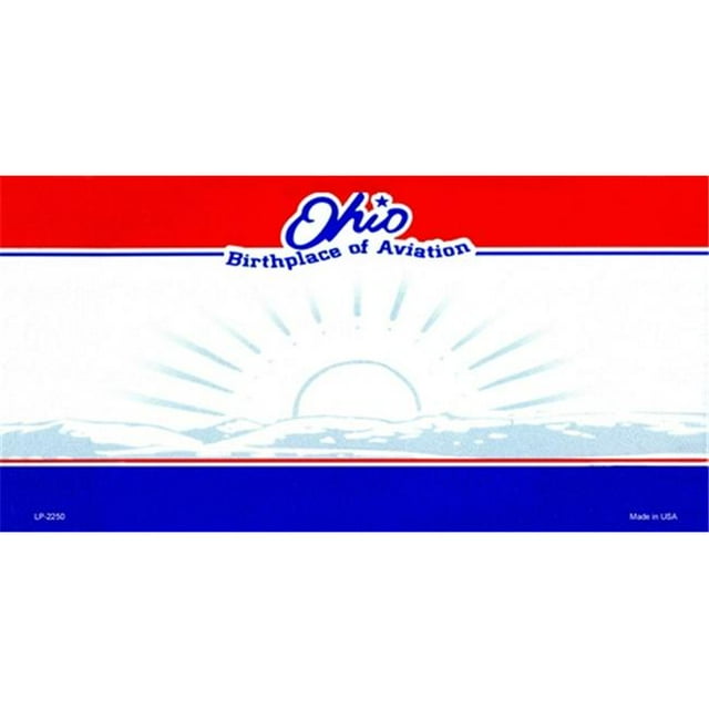 LP-2250 Ohio State Background Blanks Plaques d'Immatriculation Automobile Plates pour Personnalisation