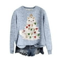 thumbnail image 1 of Zhanying Holiday Sweater Soft Knit Winter Style Christmas Pullover Plus Size Festive Holiday Pullover Sweater, 1 of 5